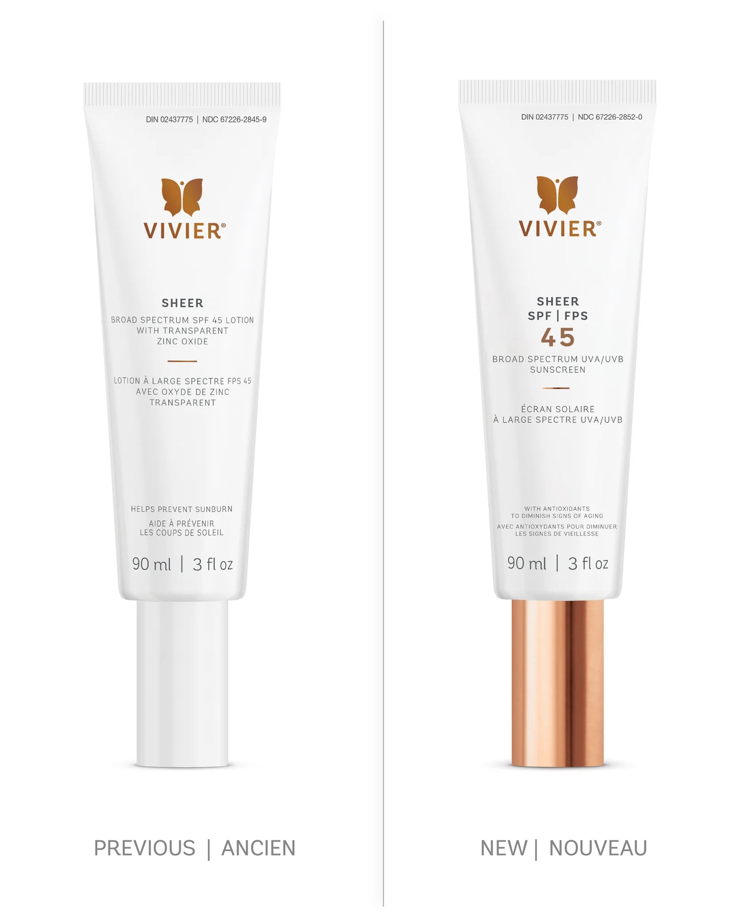 Vivier SHEER SPF 45